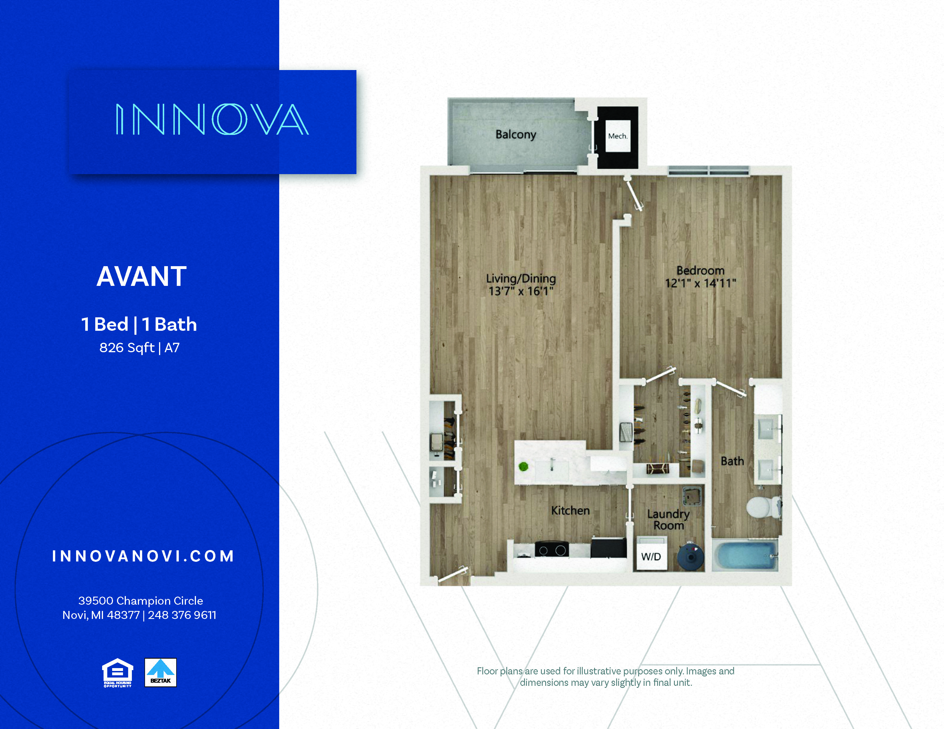 Avant floor plan